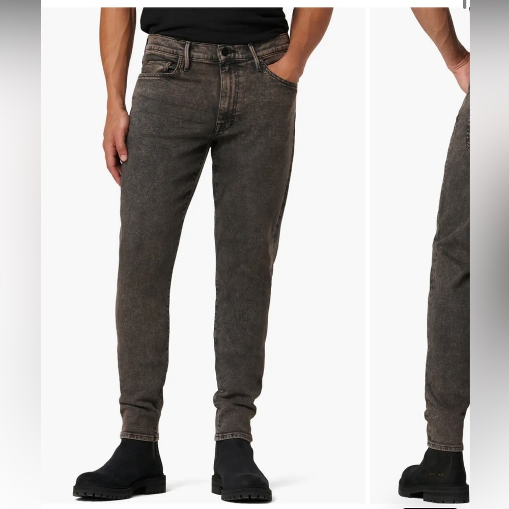 Joe’s Jeans the dean slim tapered leg dark charcoal jeans size 32